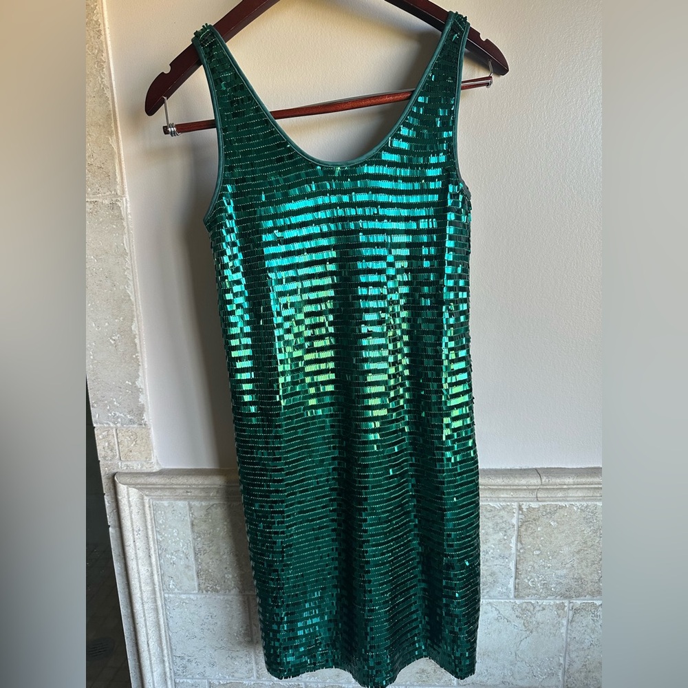 Armani Exchange Emerald Sequin Dress